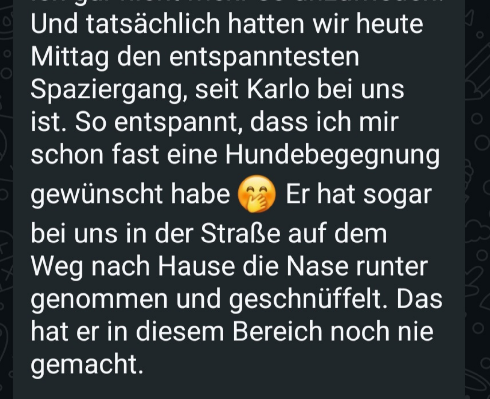 Rückmeldung einer Teilnehmerin