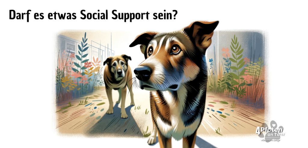 Social Support - Unterstützung  und Trost für Hunde