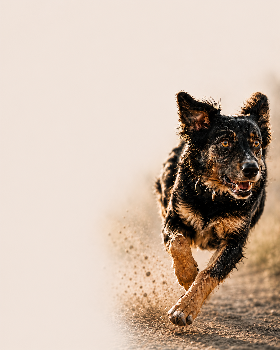 Hund rennt