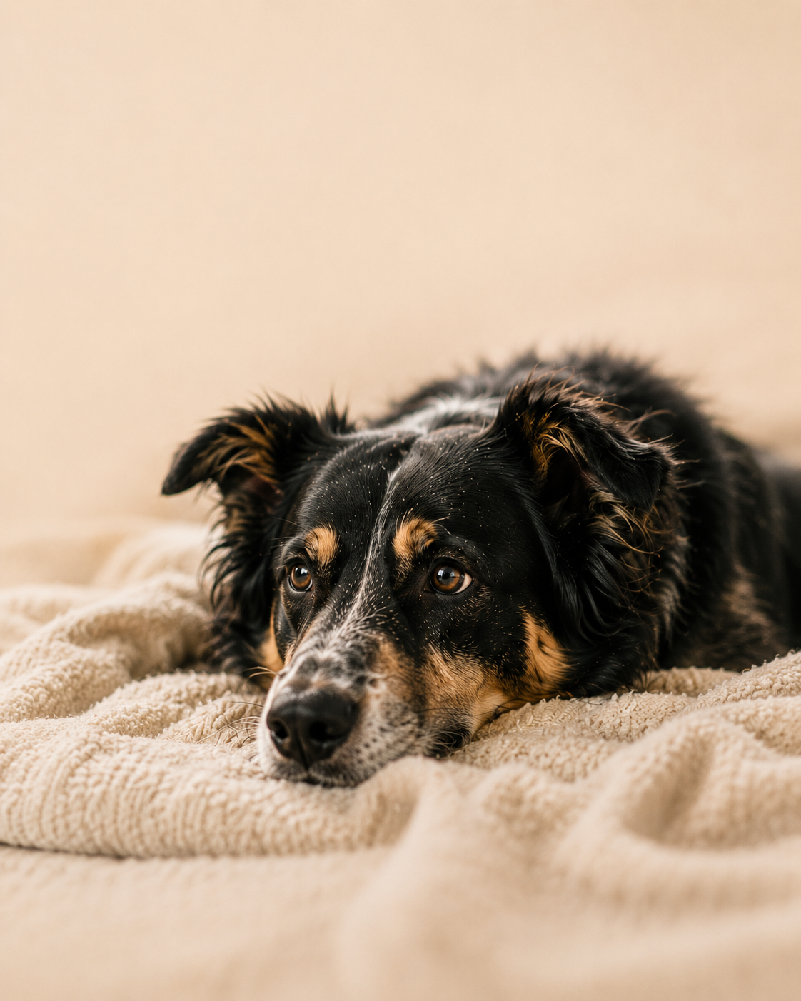 Entspannter Hund