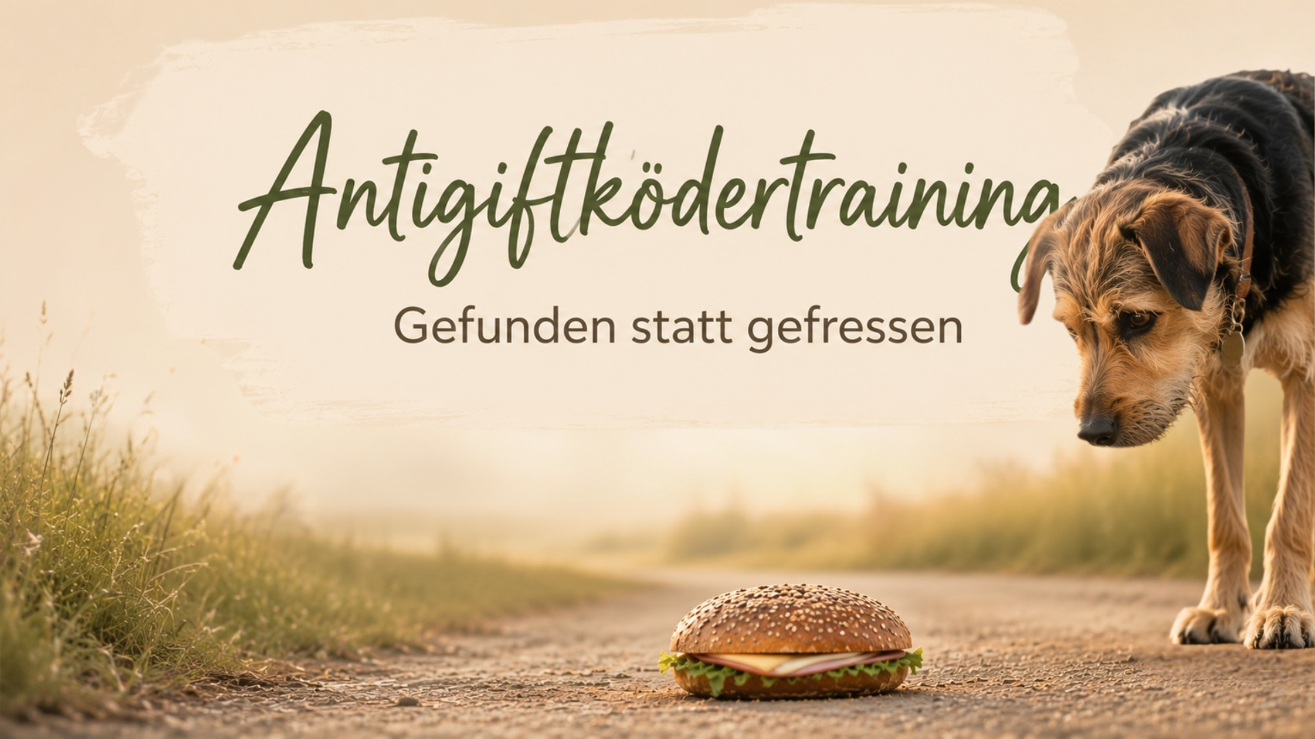 Antigiftködertraining - Anzeigeverhalten aufbauen